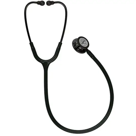 3M™ Littmann® Classic III™ Monitoring Stethoscope, 5811, Smoke-Finish, Black Tube, 27 inch