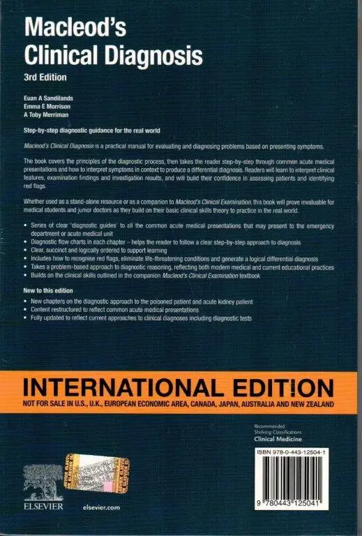 Macleod's Clinical Diagnosis International Edition, 3rd Edition