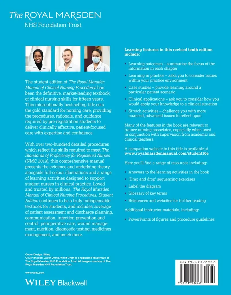 The Royal Marsden Manual of Clinical Nursing Procedures, Student Edition, 10th Edition