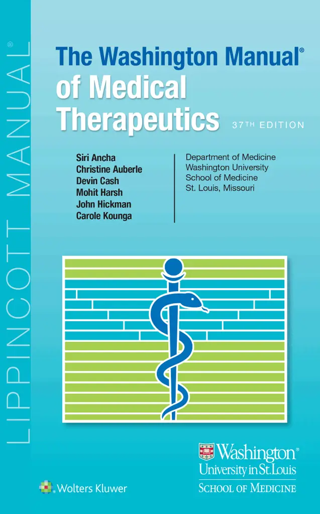 The Washington Manual of Medical Therapeutics, 37th Edition, International Edition