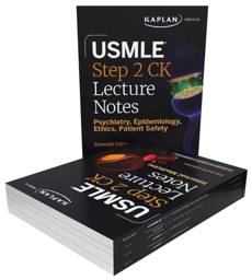 USMLE Step 2 CK Lecture Notes, Eleventh Edition: 5-Book Clinical Review (2026-2027) (Kaplan Test Prep)