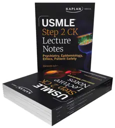 USMLE Step 2 CK Lecture Notes, Eleventh Edition: 5-Book Clinical Review (2026-2027) (Kaplan Test Prep)